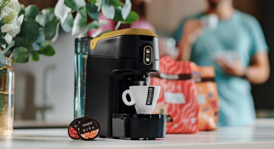 M1, makina e re espresso Mokador Diva
